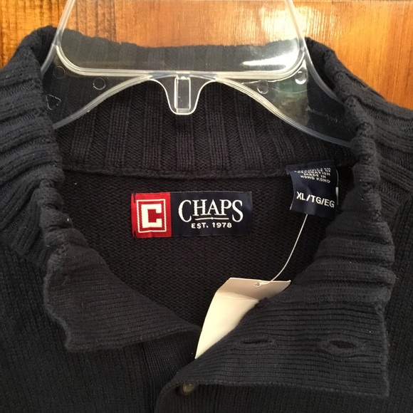 FINAL PRICE- Chaps sweater. NWT, size XL, heavyweight - Picture 3 of 3
